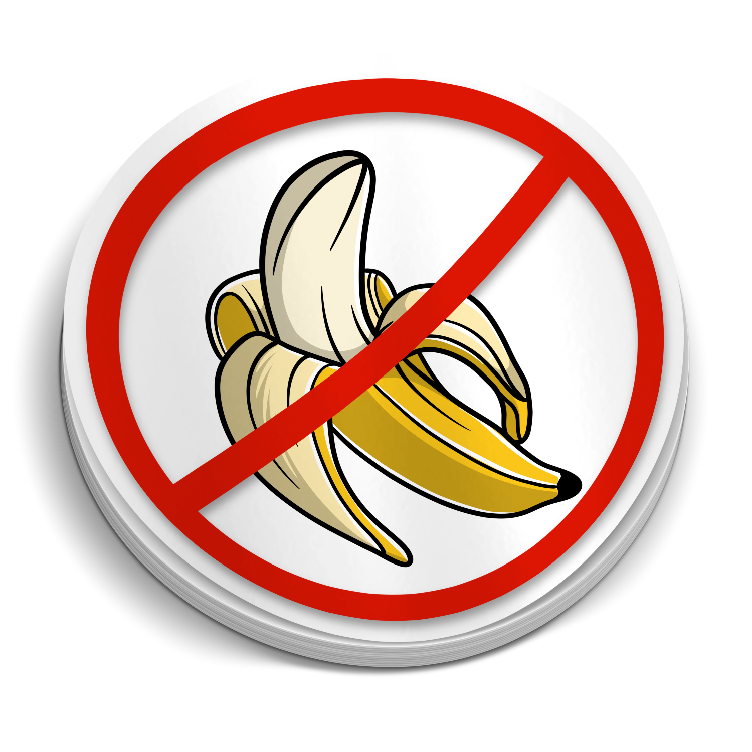 No Bananas - Funny Boating Sticker