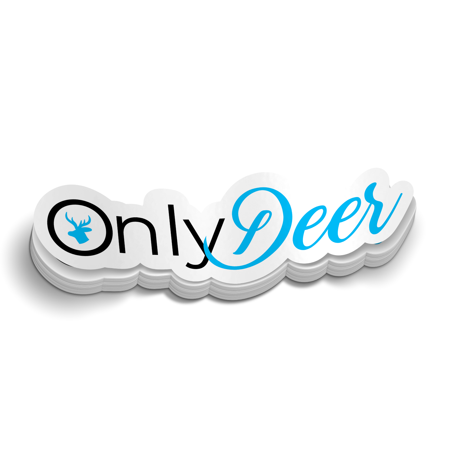 Only Deer - Funny Hunting Sticker
