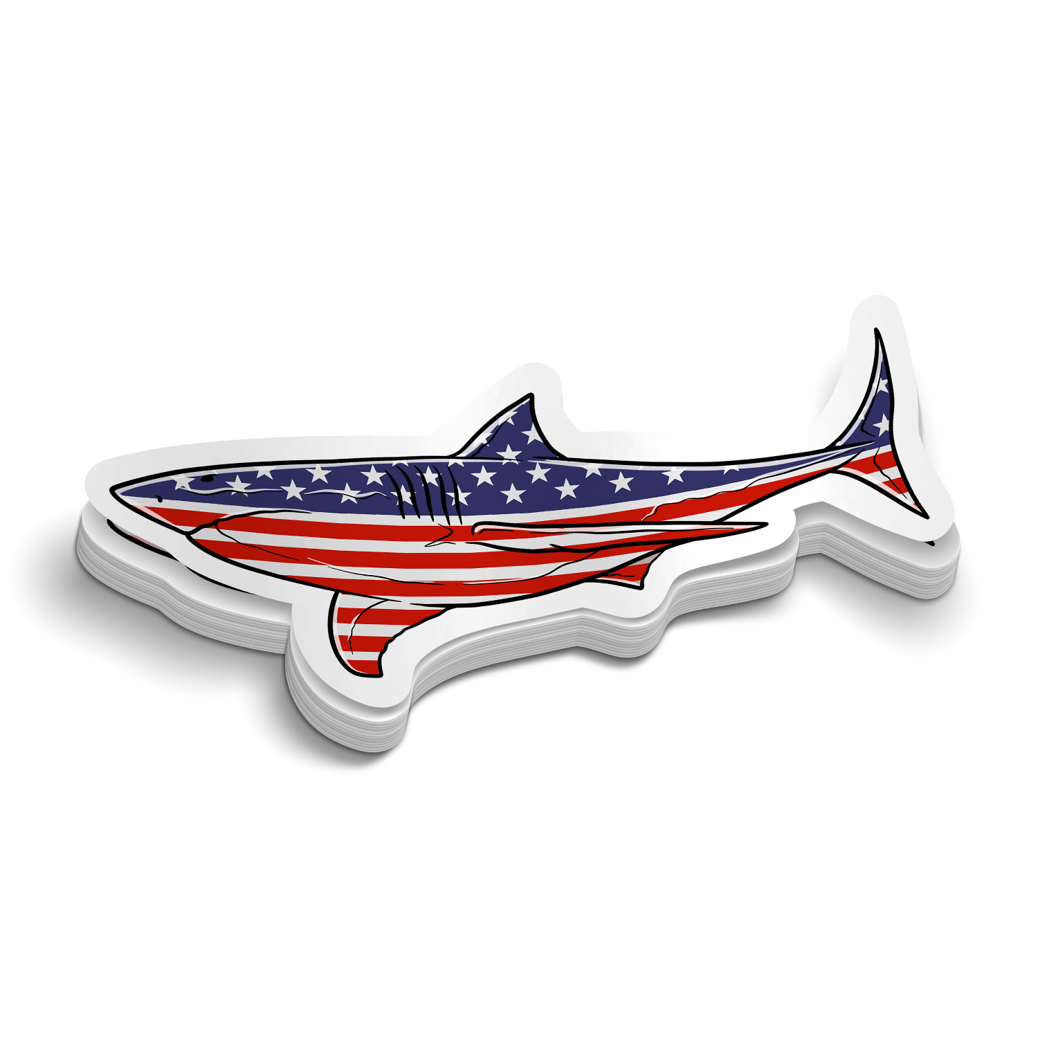 American Shark - Sticker