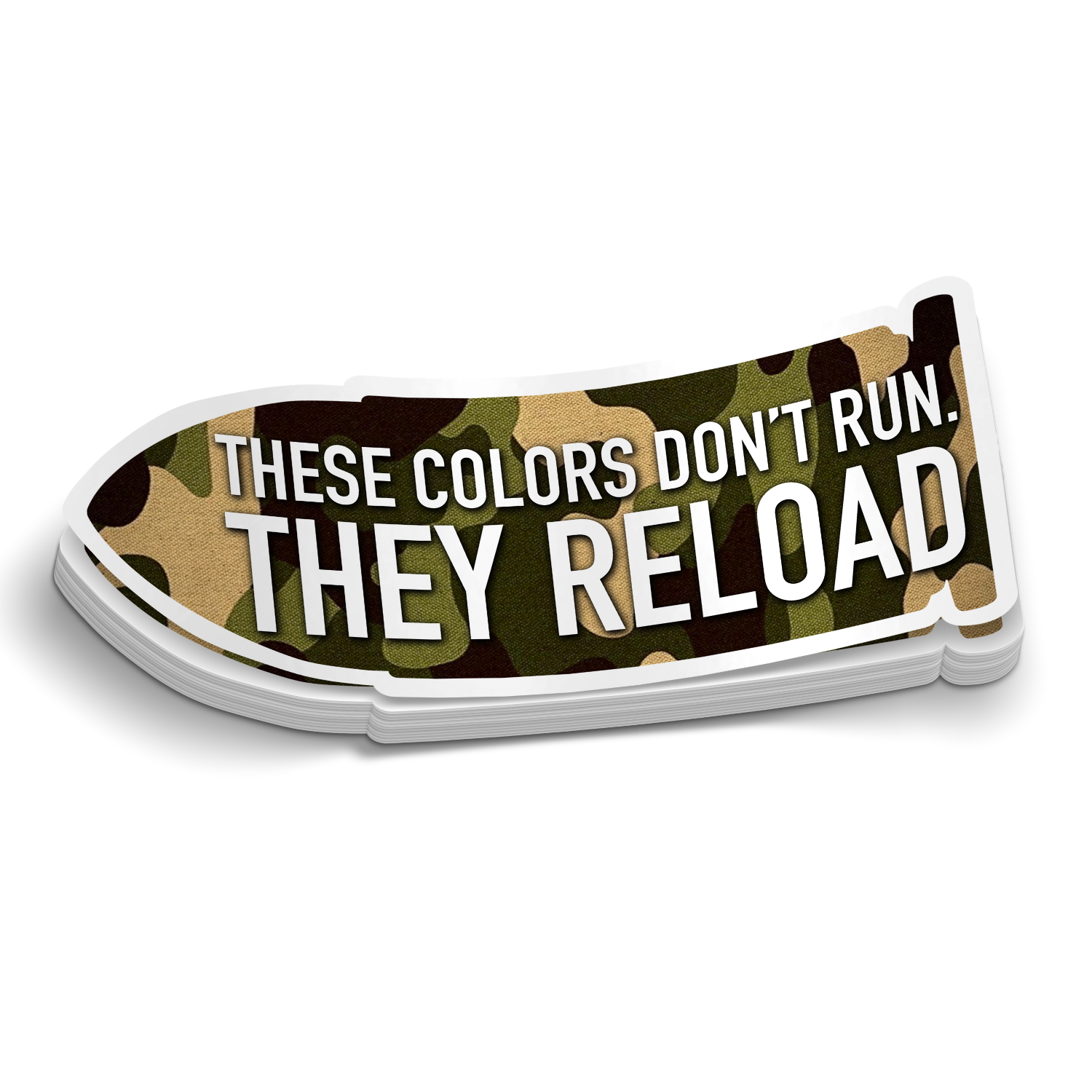 These Colors Don't Run - Funny Sticker