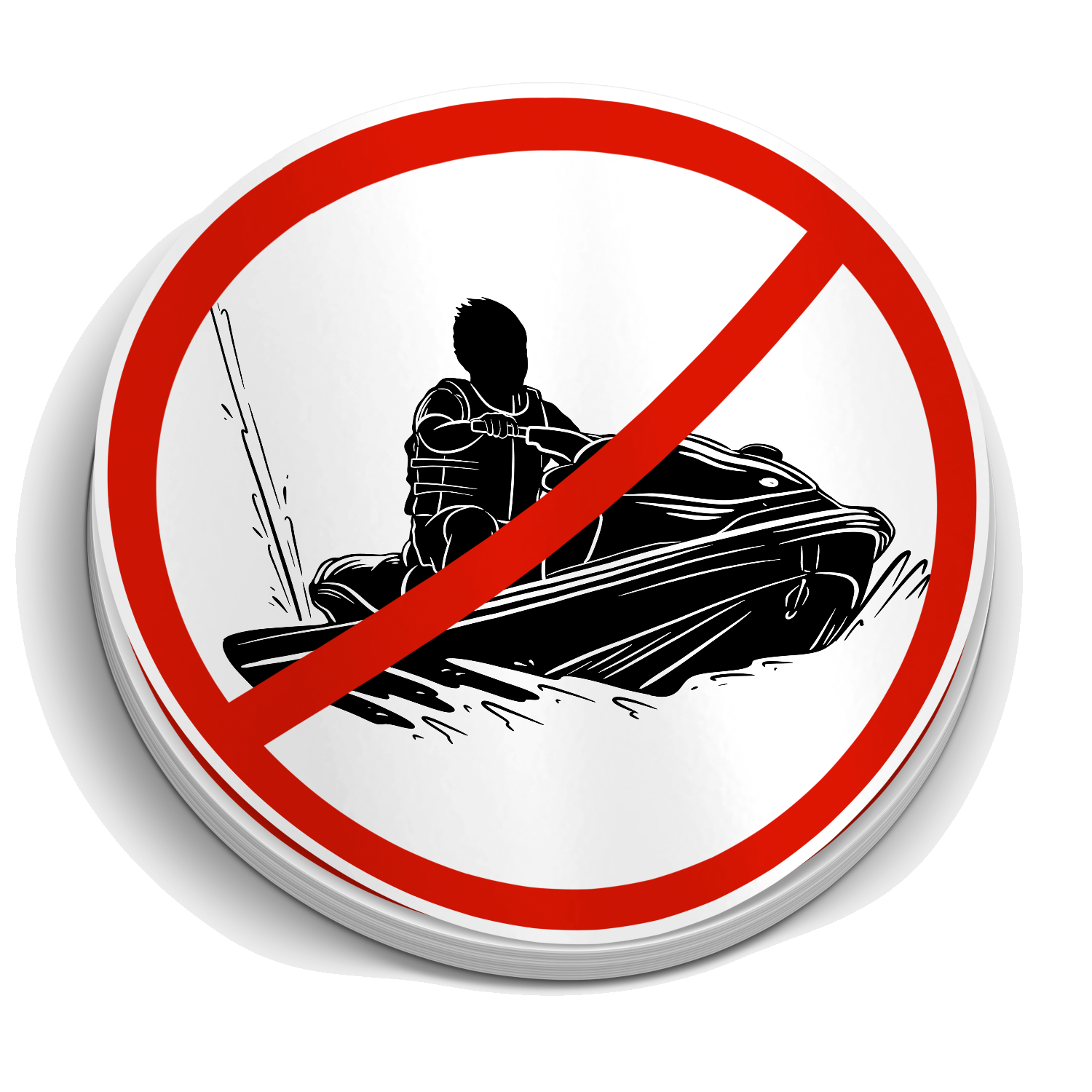 No Jet Skis "sticker"