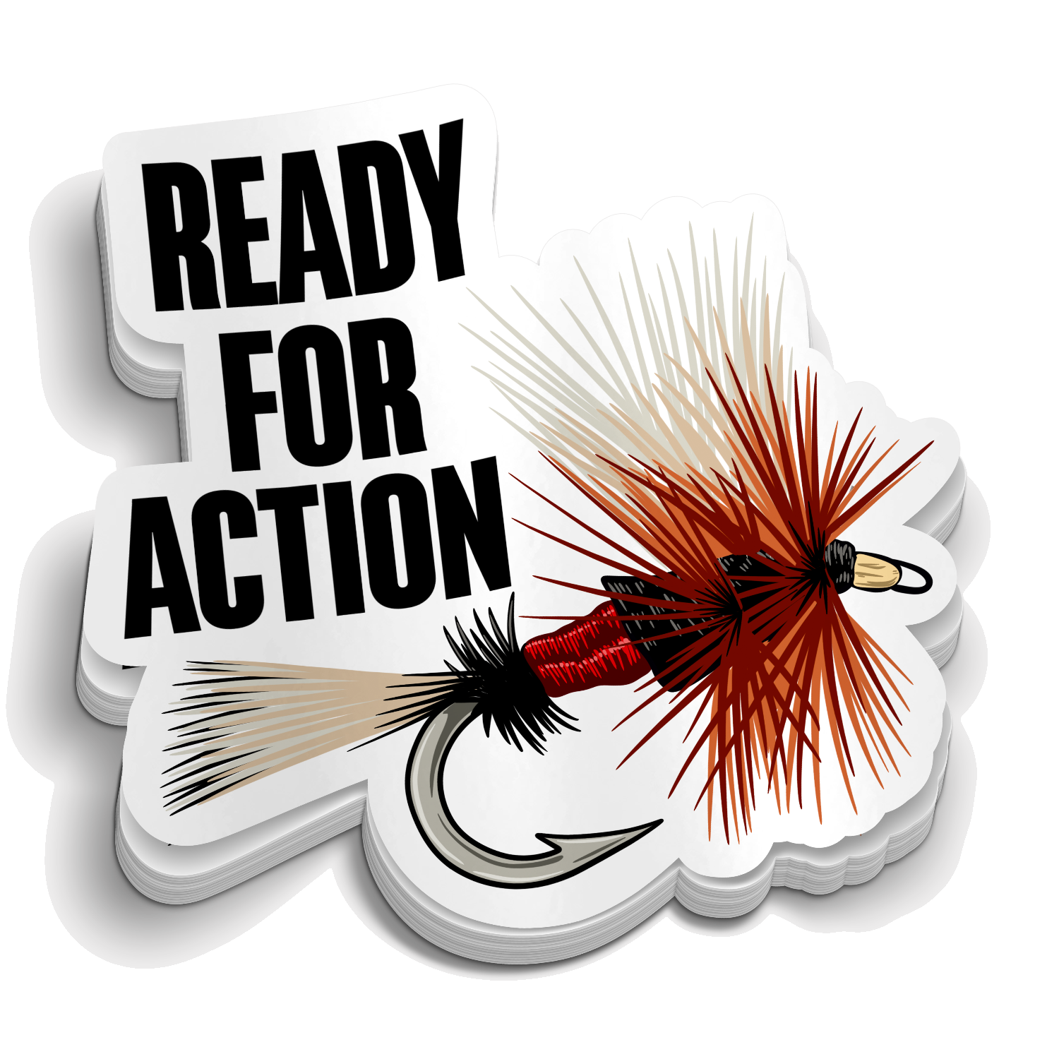 Ready For Action "sticker"