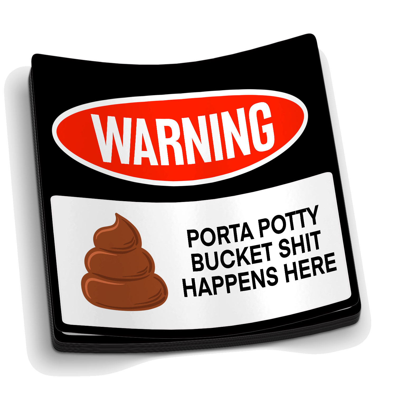 Porta Potty Bucket "sticker"