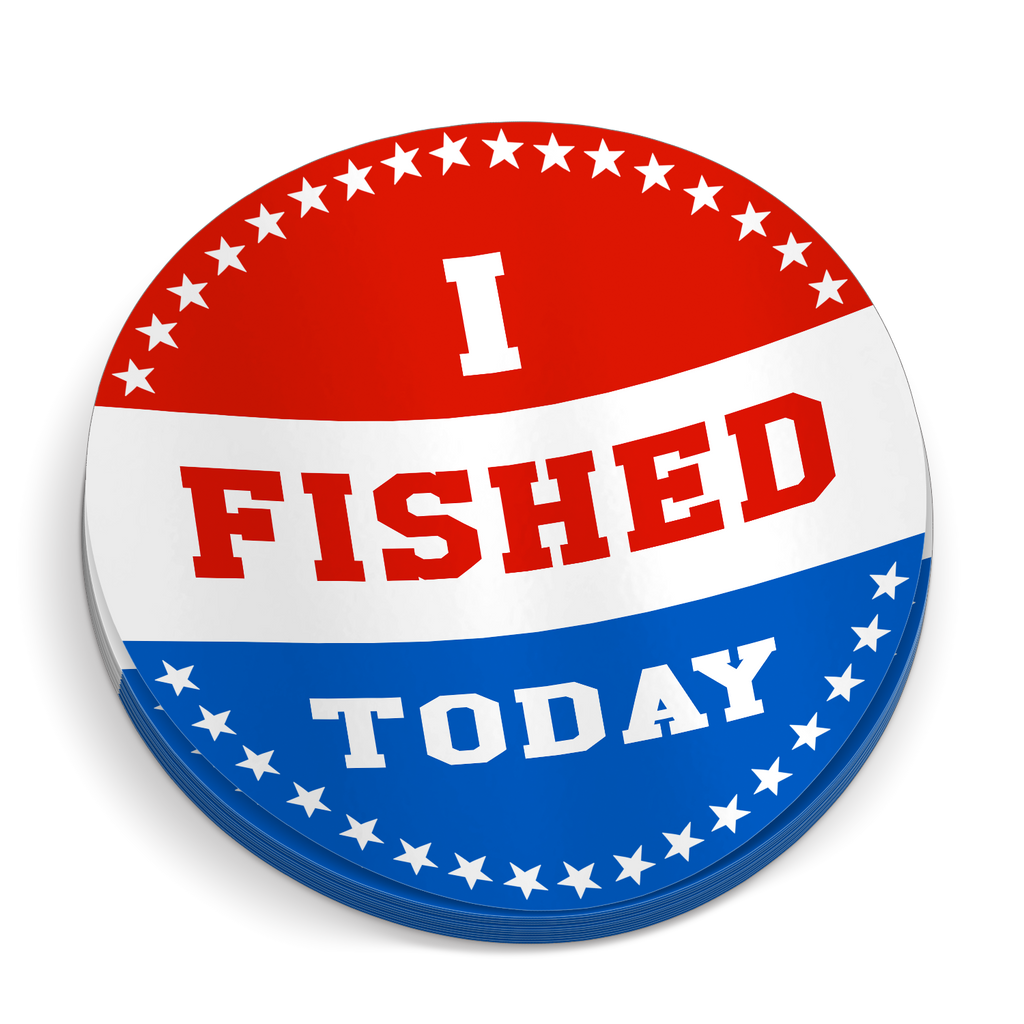 I Fished Today - Sticker