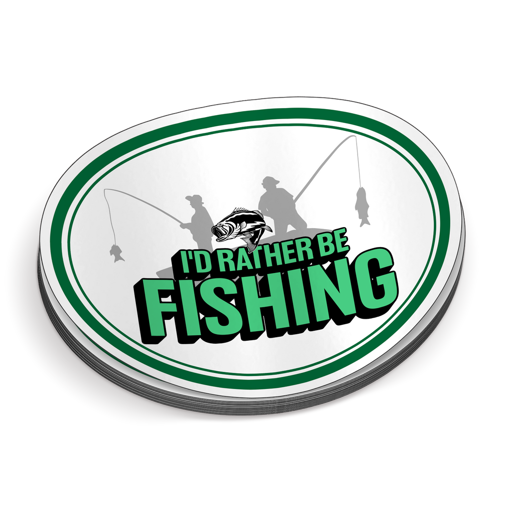 I'd Rather Be Fishing - Sticker