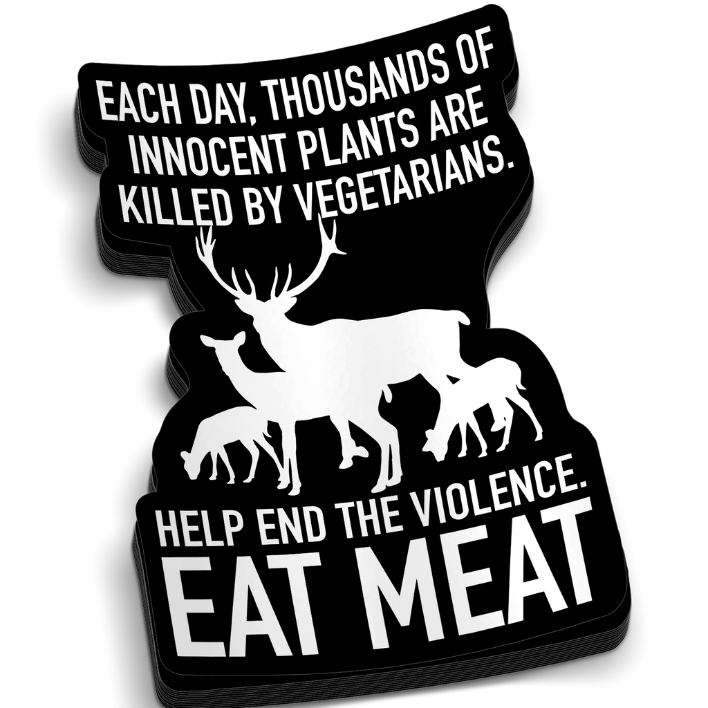 Innocent Plants - Funny Hunting Sticker