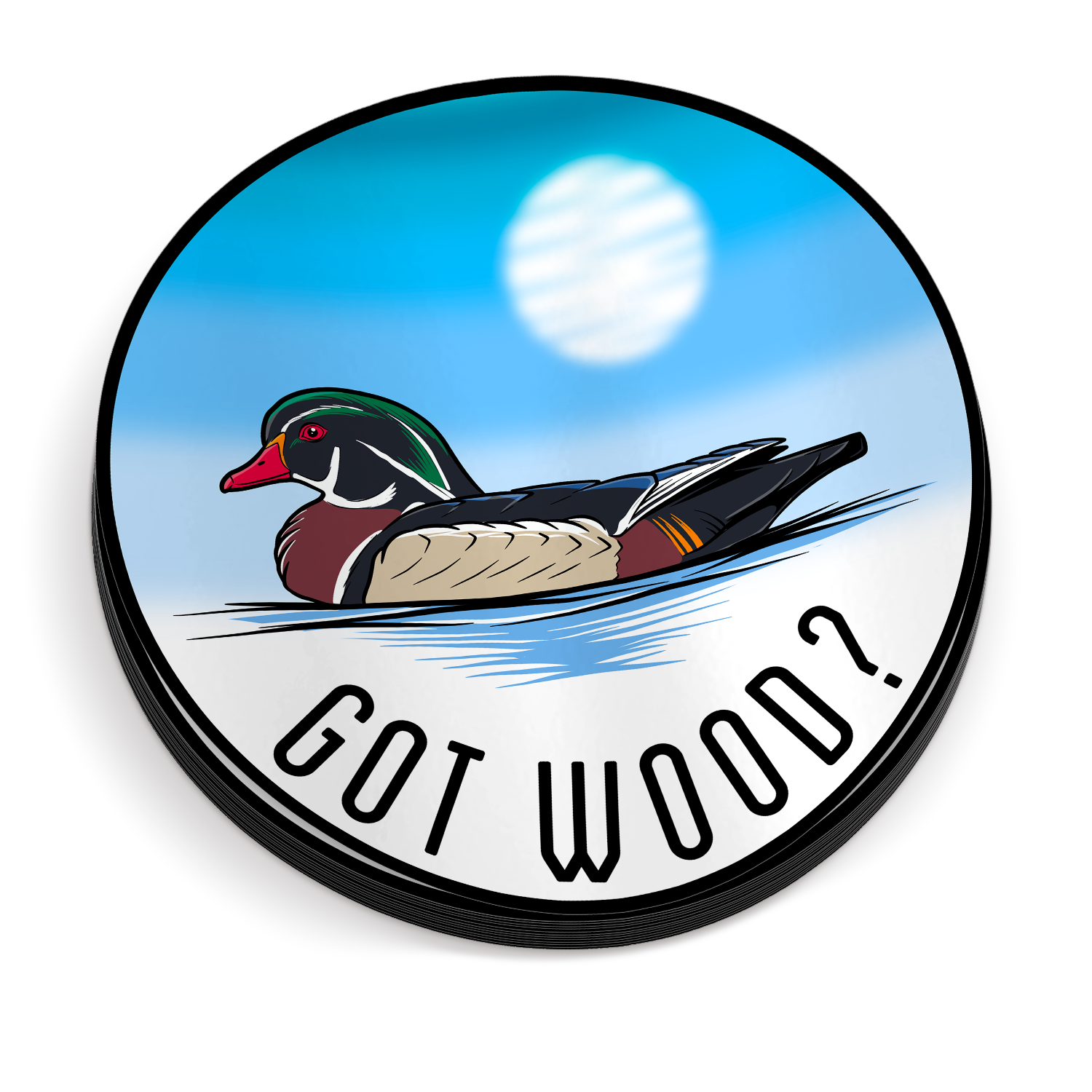 Got Wood - Funny Sticker