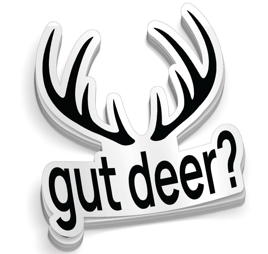 Gut Deer - Funny Hunting Sticker