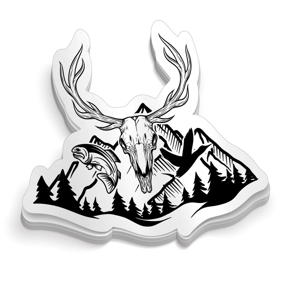 Cast & Blast Sticker