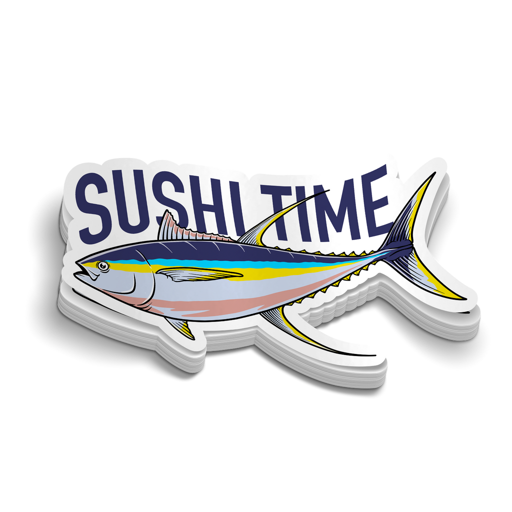 Sushi Time - Fishing Sticker