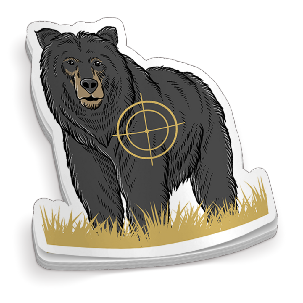 Bear Target - Target Sticker