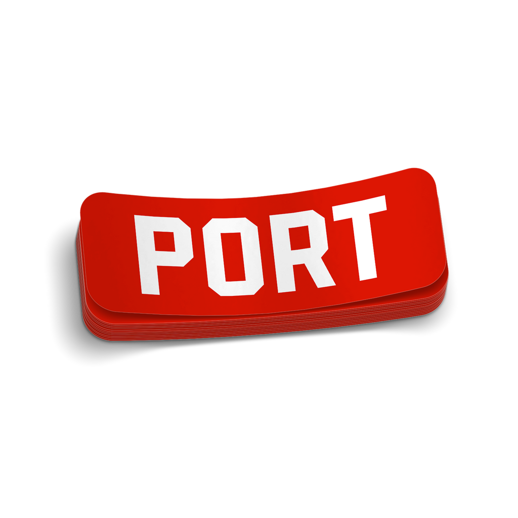 Label Sticker Port Port - Boating Sticker