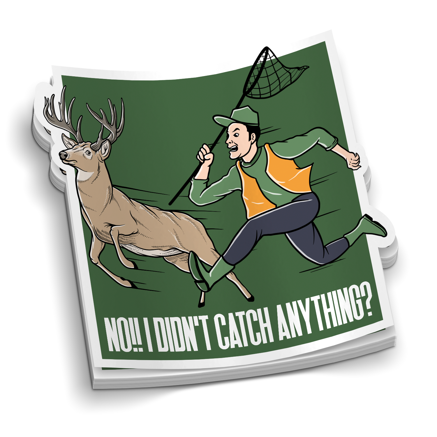 No I Didn't Catch Anything - Funny Sticker