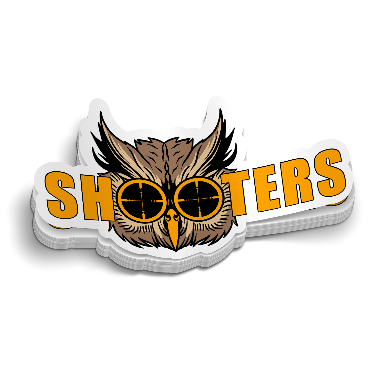 Shooters -  Funny Sticker