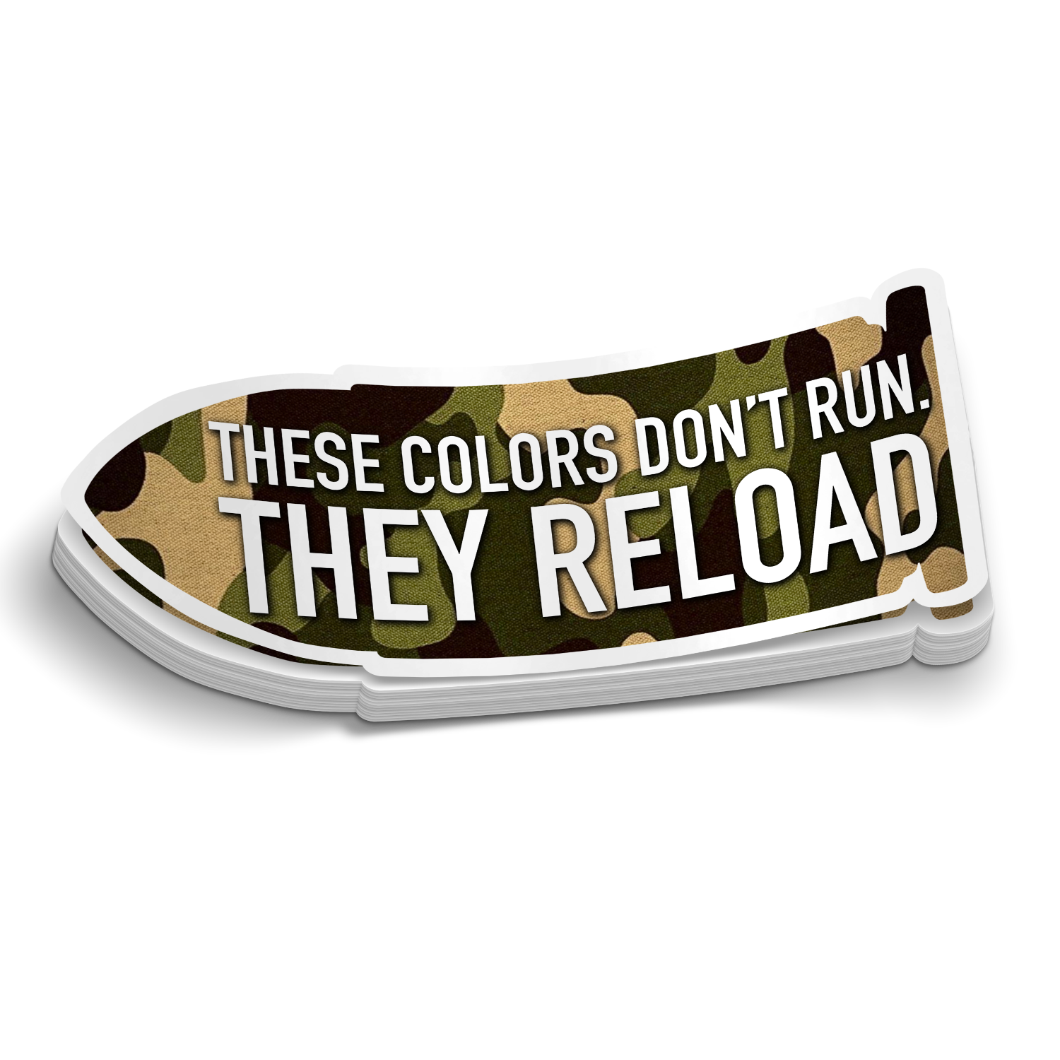These Colors Don't Run -  Funny Sticker
