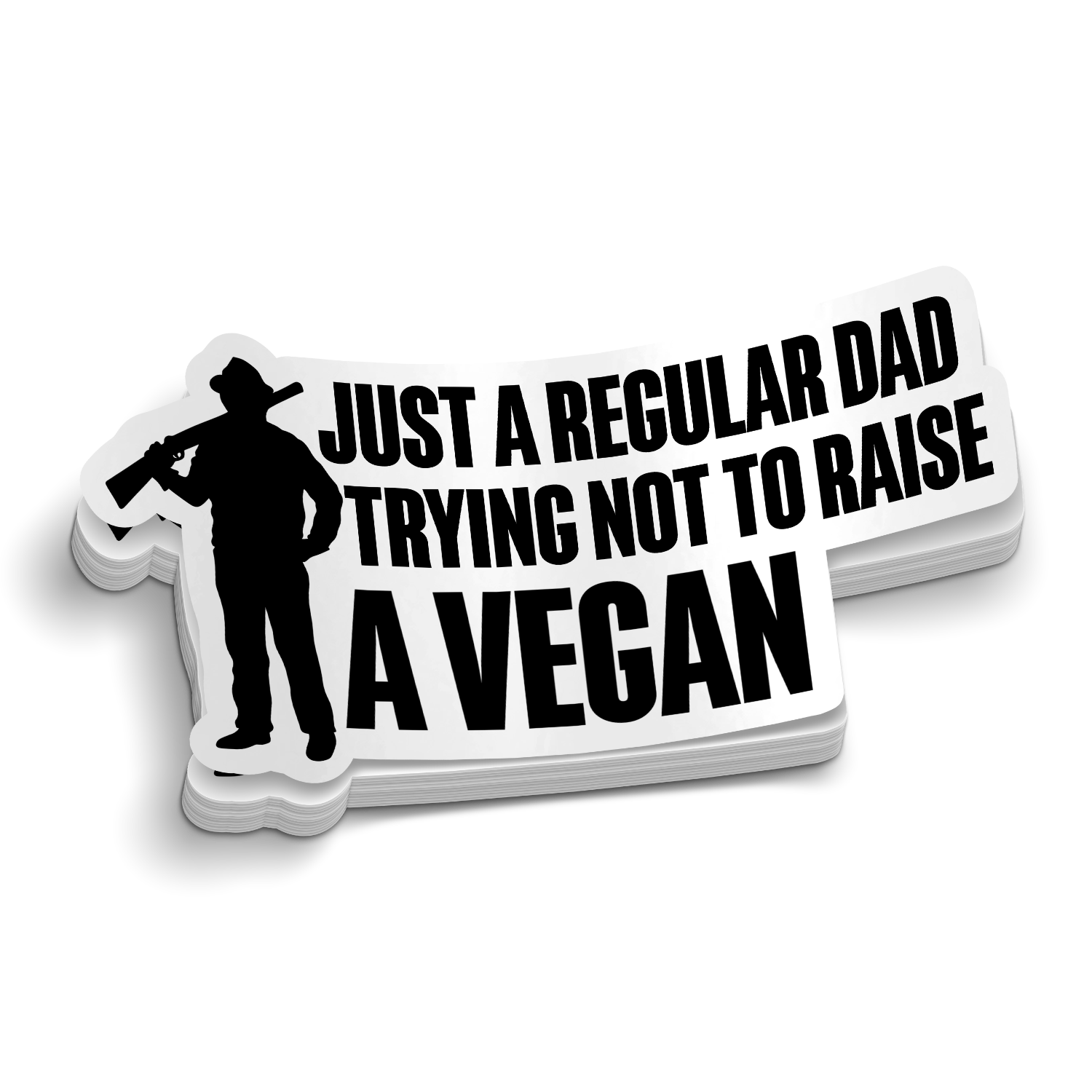 Just A Regular Dad - Funny Sticker