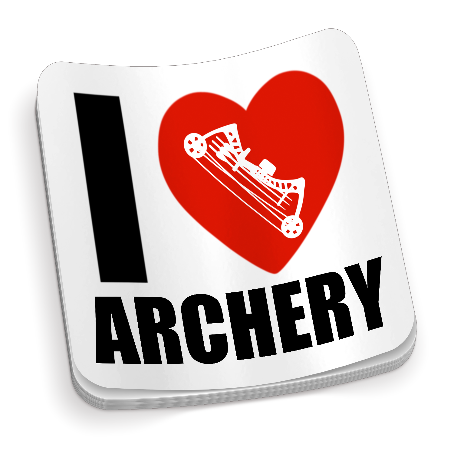 I Love Archery - Hunting Sticker