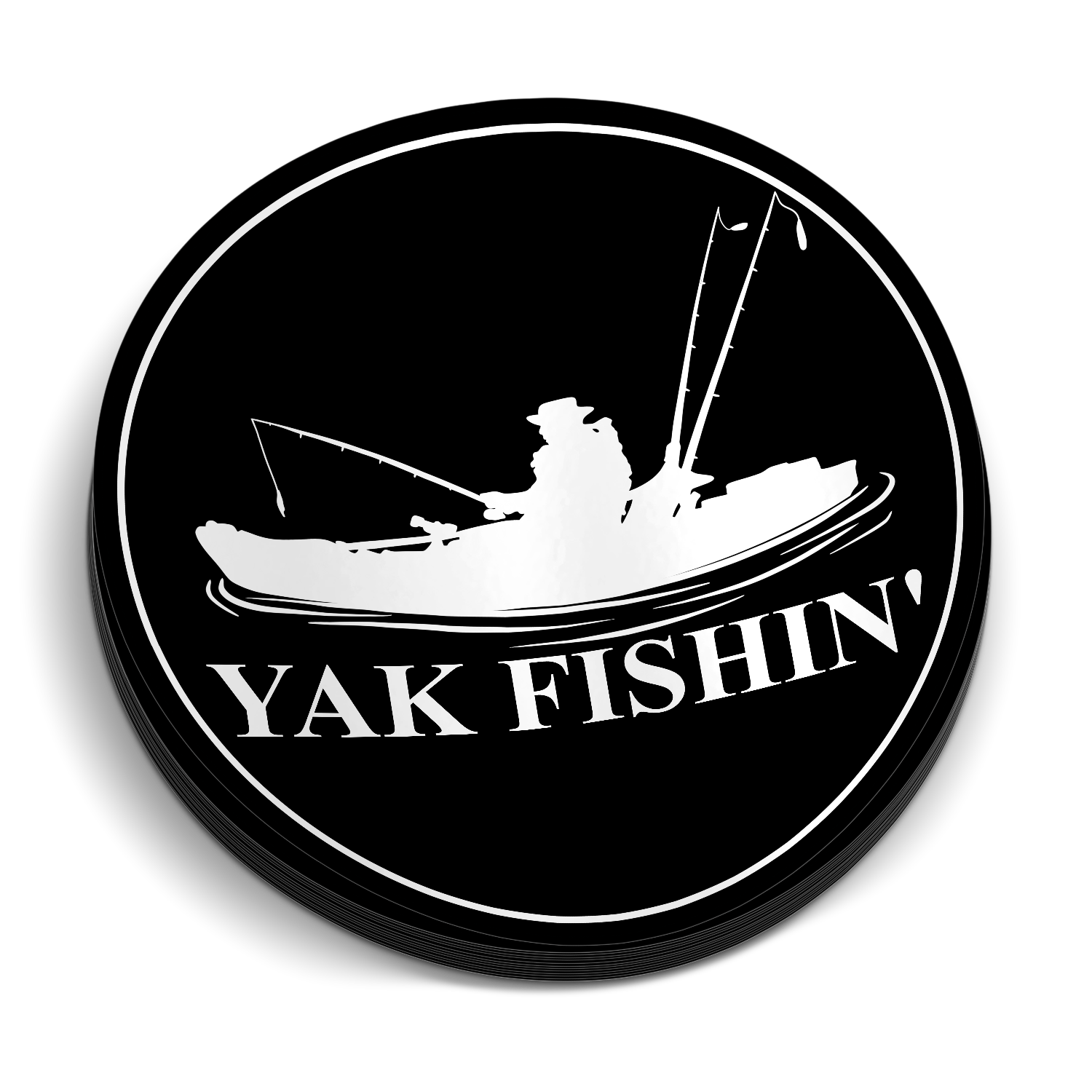 Yak Fishin - Fishing Sticker