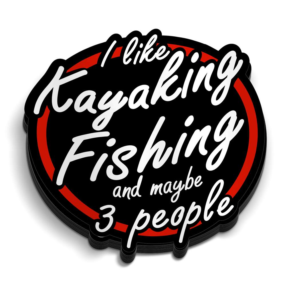 I like Kayaking - Sticker