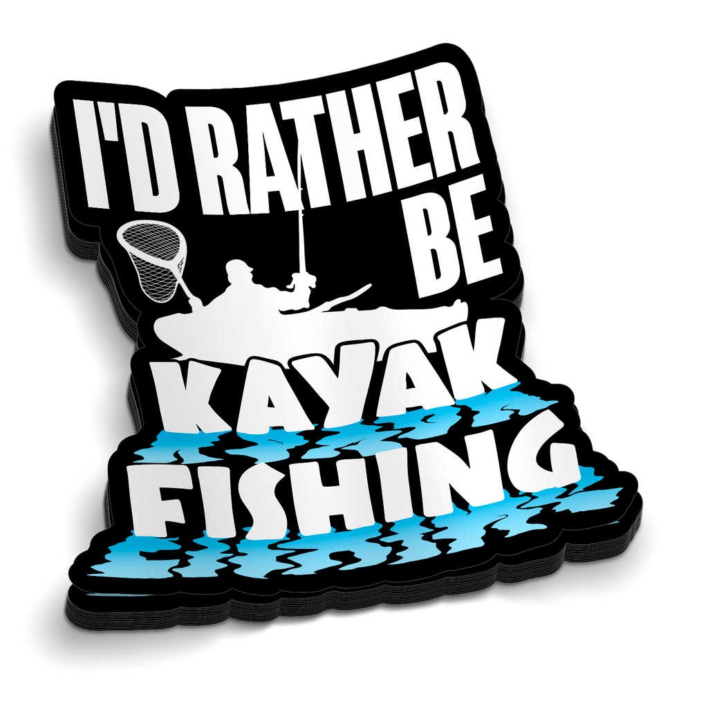 I'd Rather Be Kayak Fishing - Sticker