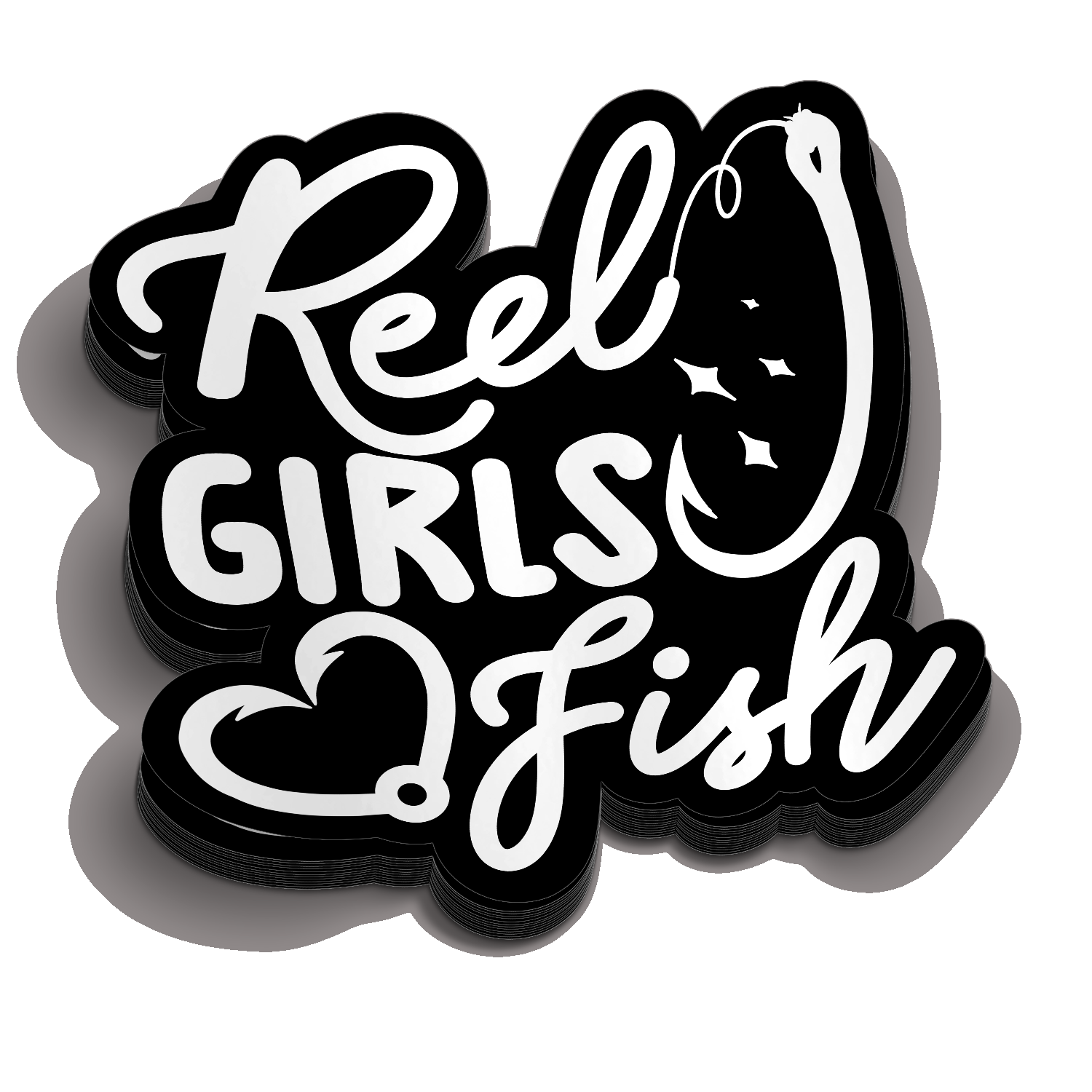 Reel Girls - Funny Fishing Stickers