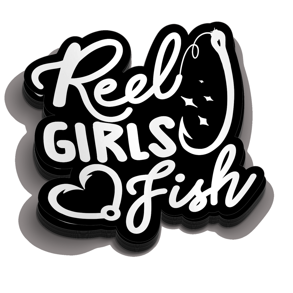 Reel Girls - Funny Fishing Stickers