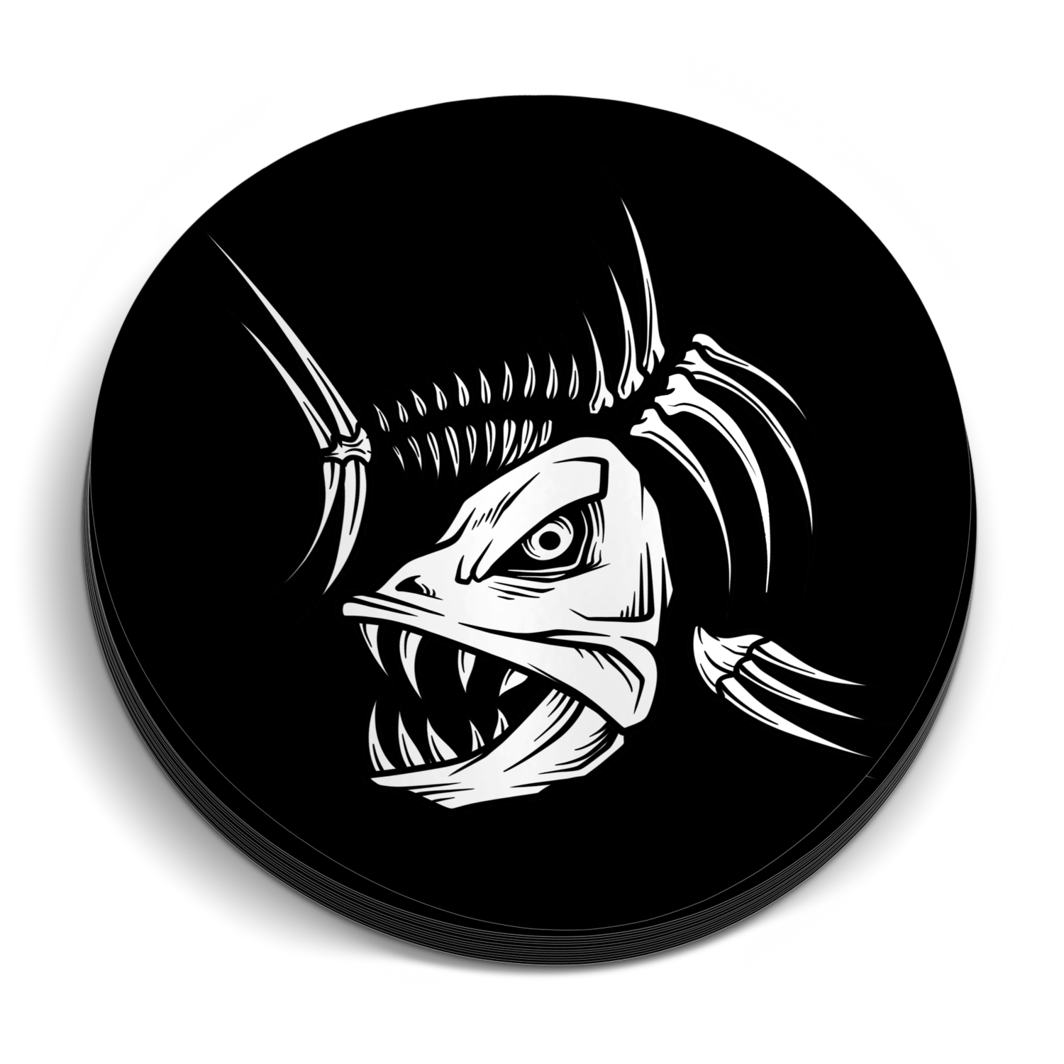 Angry Bones - Funny Fishing Sticker