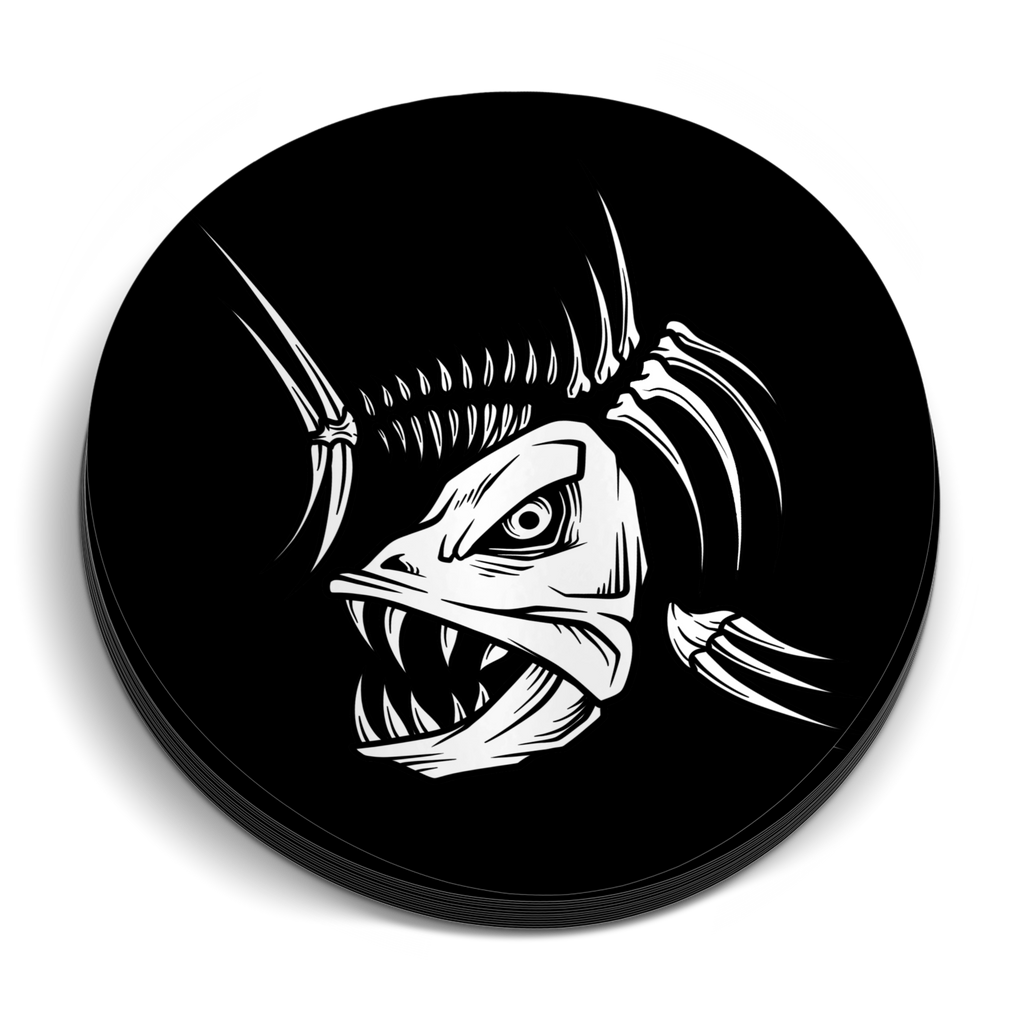 Angry Bones - Funny Fishing Sticker