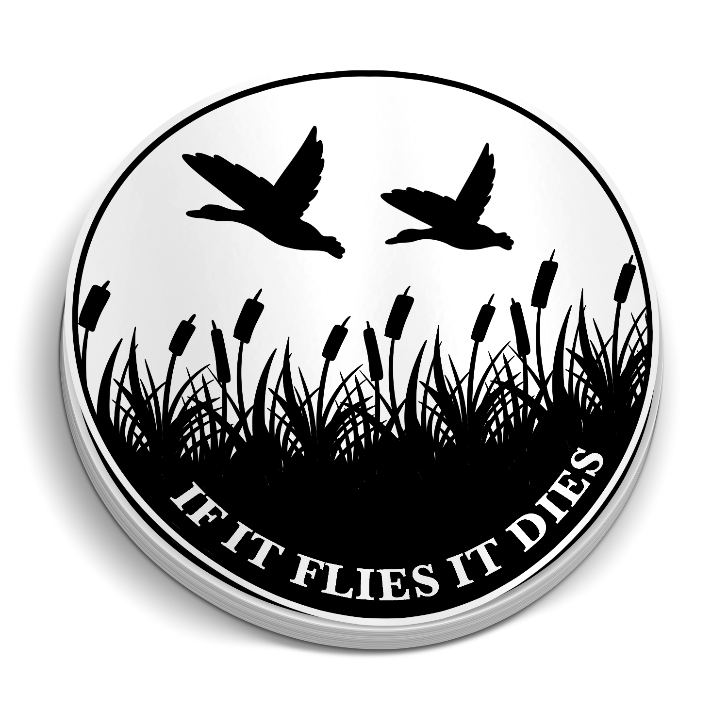 If it Flies... - Funny Hunting Sticker