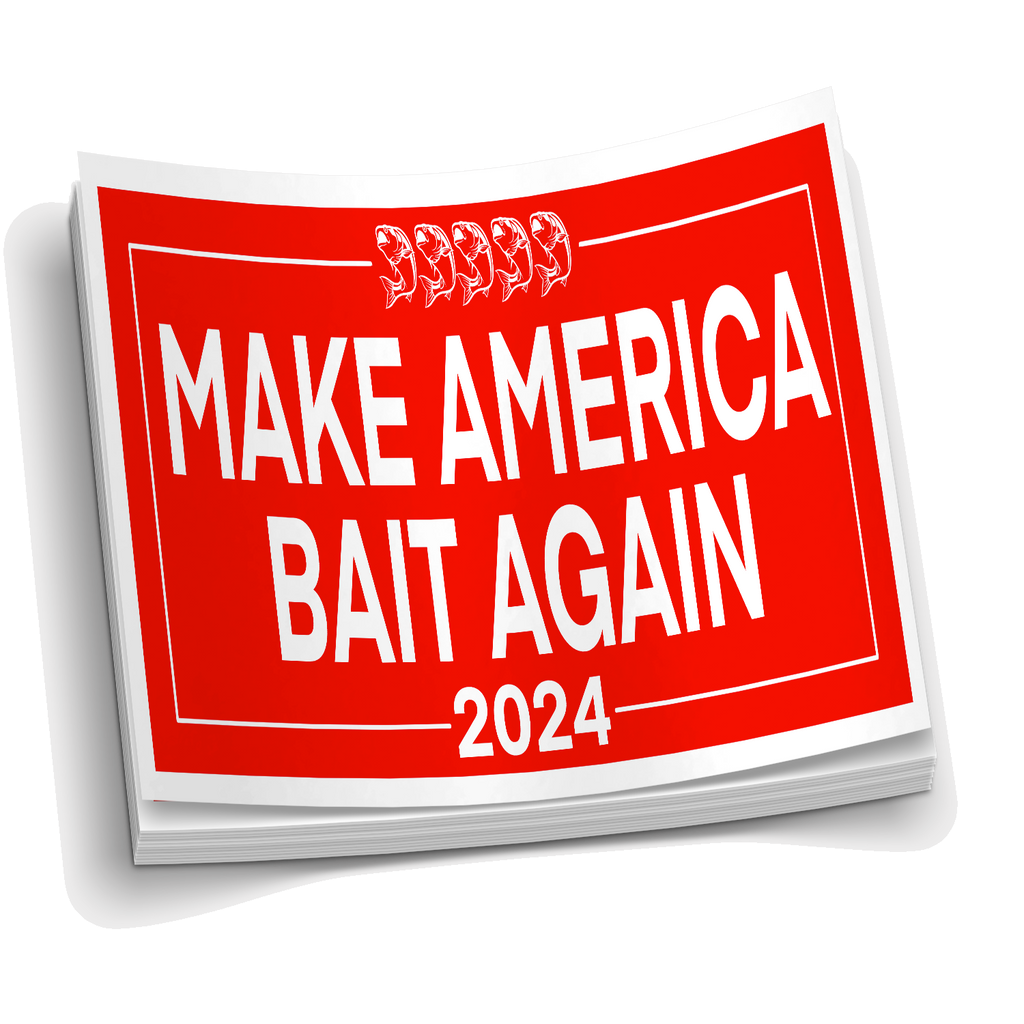 Make America Bait Again - Funny Fishing Sticker