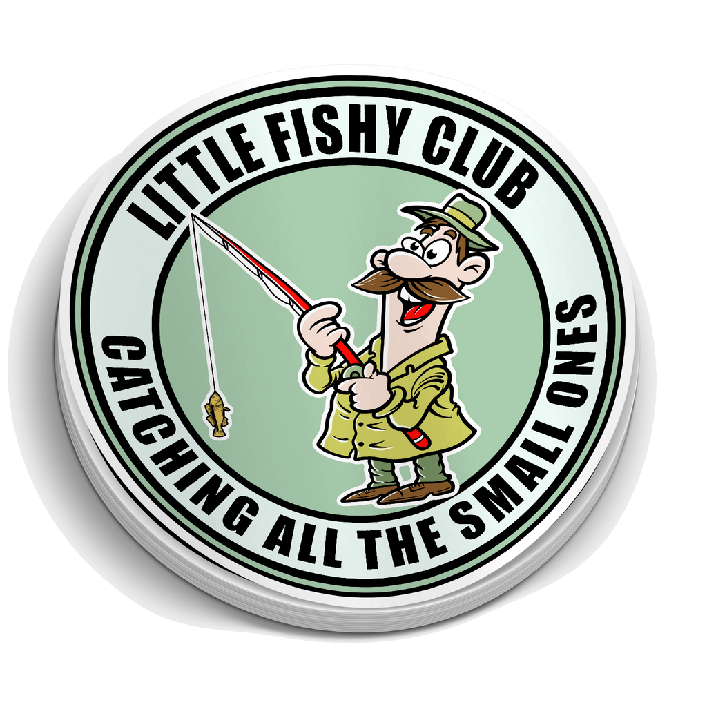Little Fishy Club - Funny Fishing Sticker