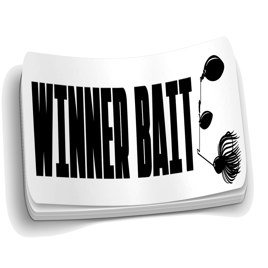 Winner Bait - Funny Fishing Sticker