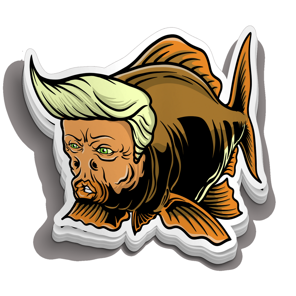 Trumpit Fish - Funny Fishing Sticker