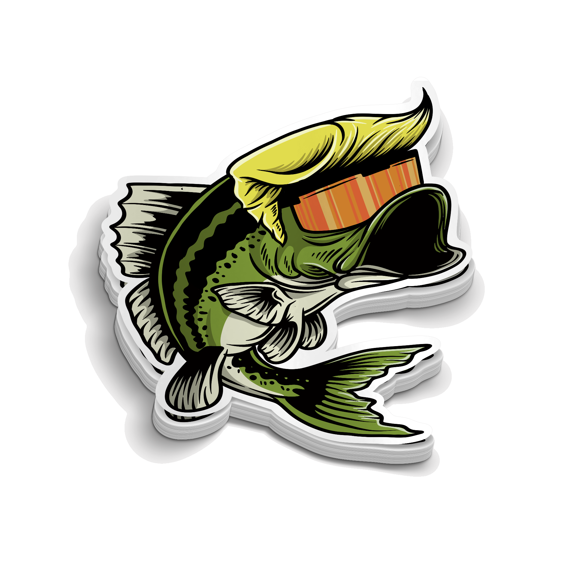 Trumpass - Funny Fishing Sticker