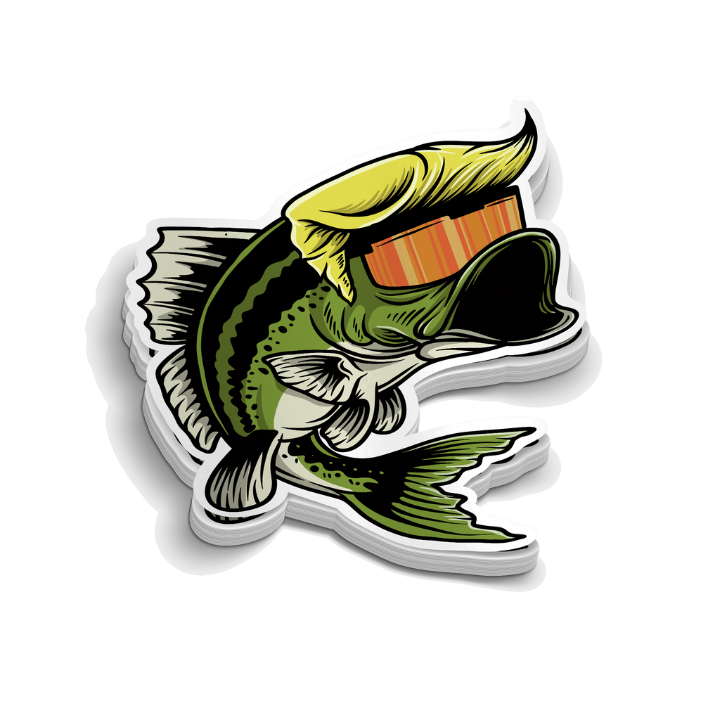 Trumpass - Funny Fishing Sticker