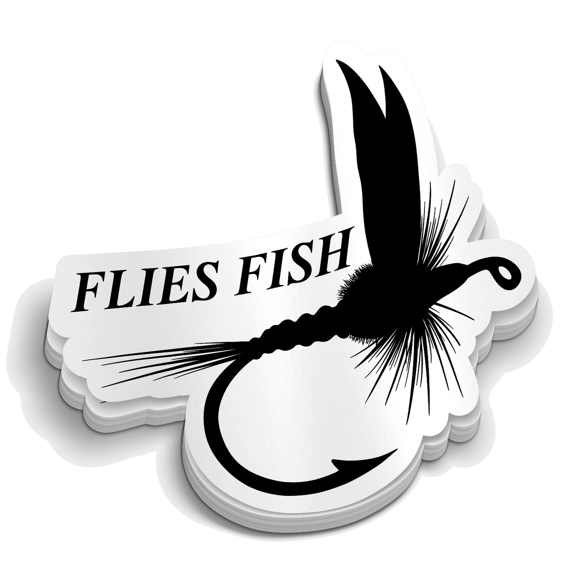 Danforth Fly Sticker Flies Fish