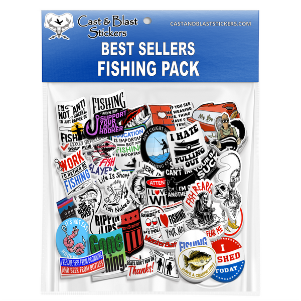 Fishing Best Sellers Sticker Pack