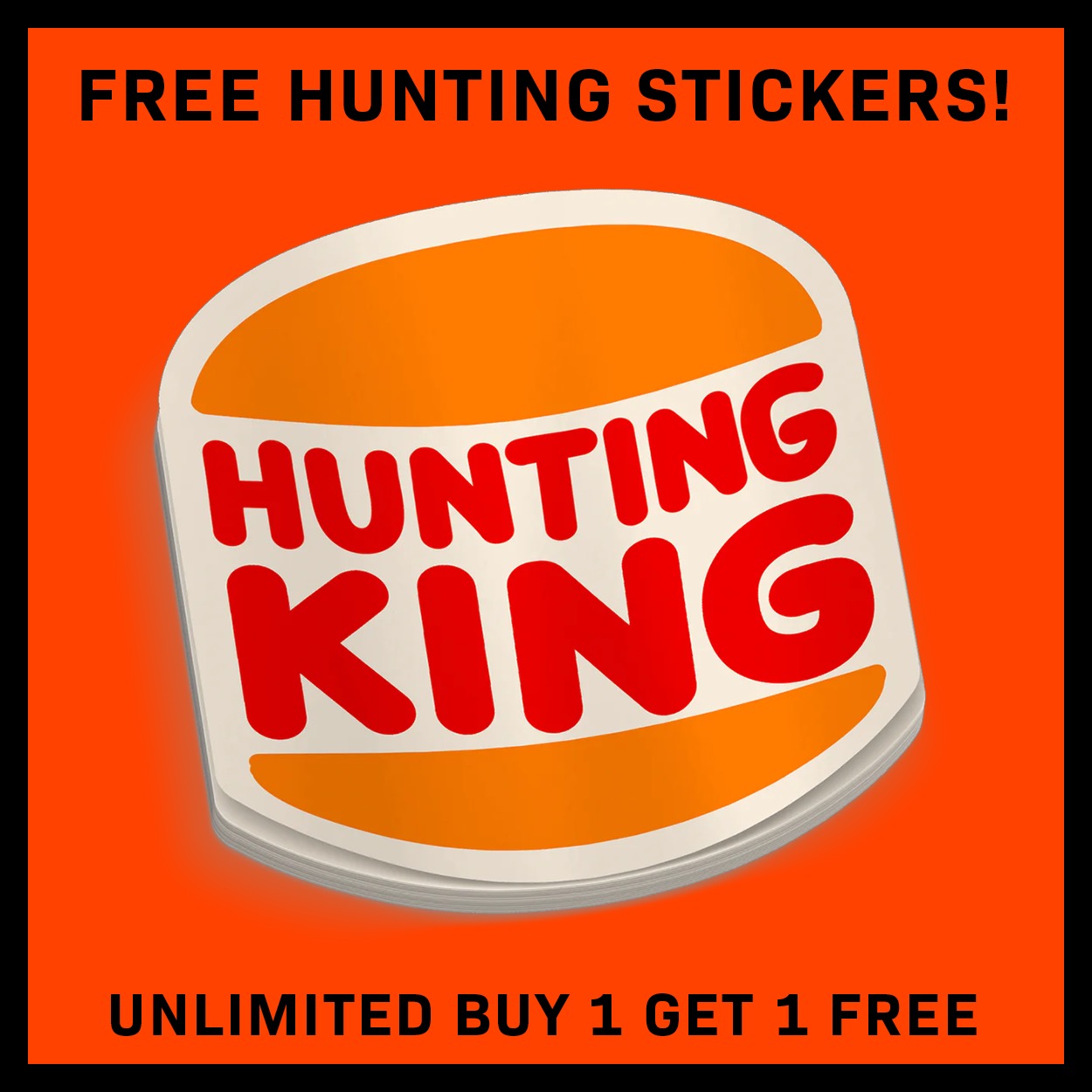 Hunting King - Funny Hunting Sticker