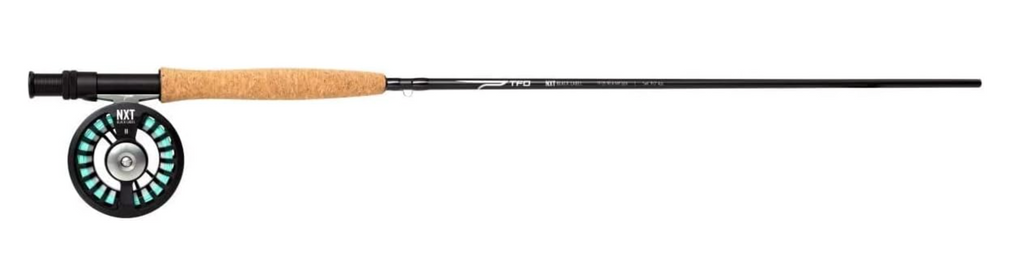 Complete Fly Fishing Combo Kit: TFO NXT Black Label 8WT