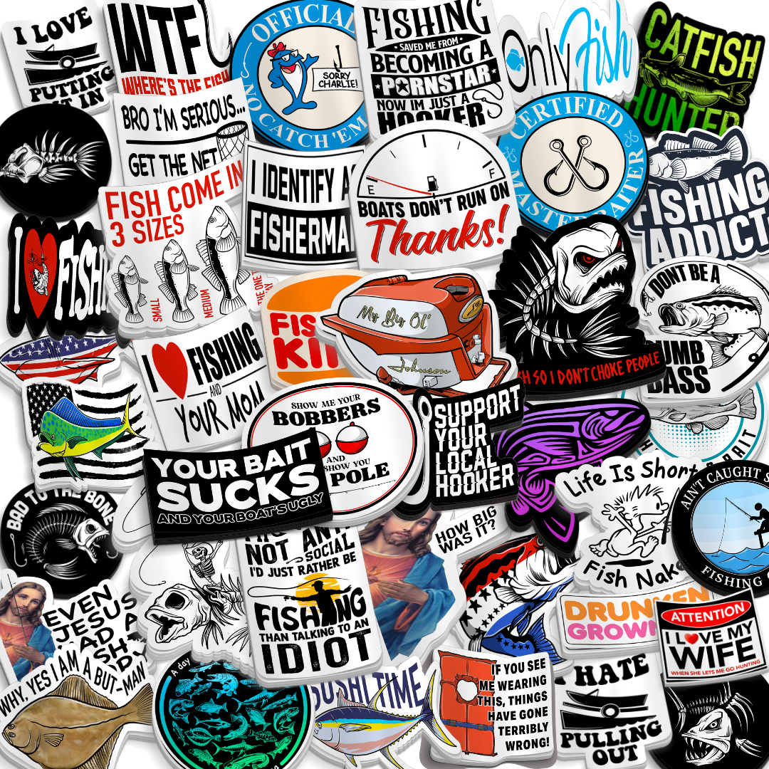 Fishing Best Sellers Sticker Pack