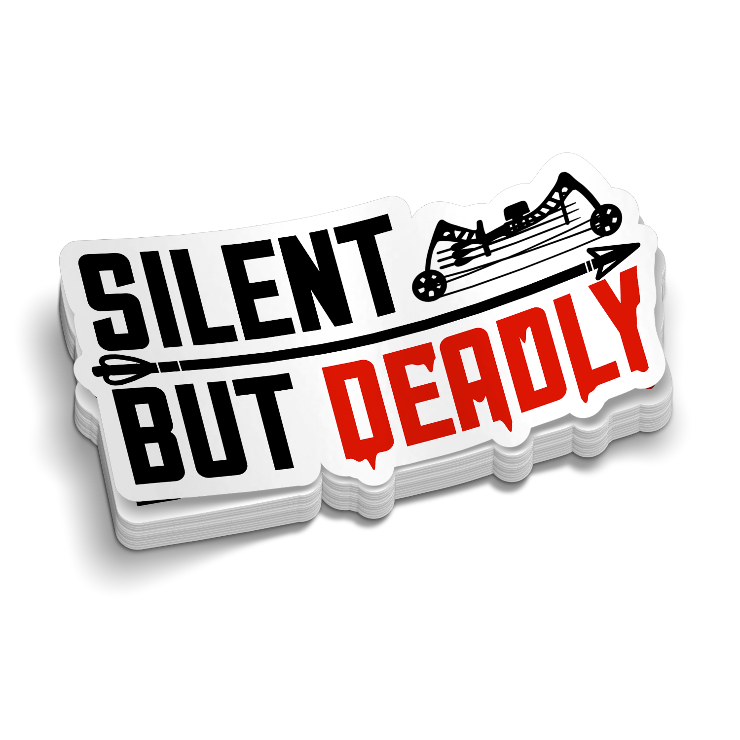 Silent But Deadly - Funny Hunting Sticker